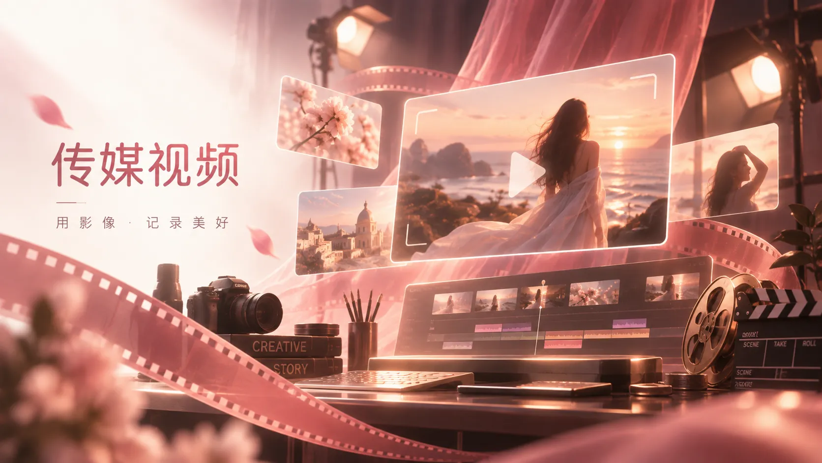 户外街区与自然环境视频场景